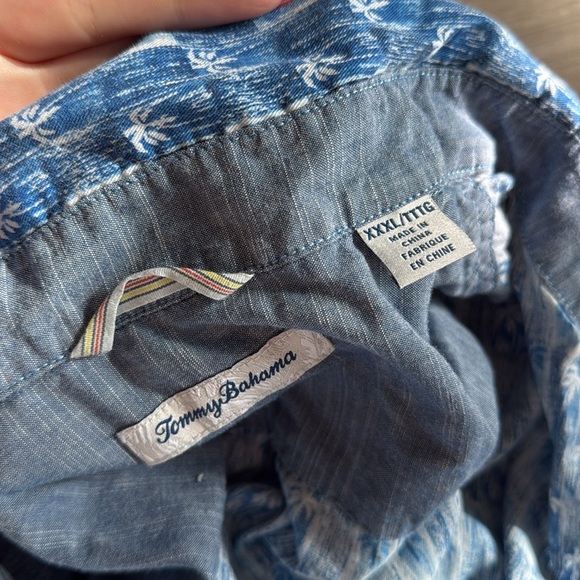Blue Tommy Bahama Button Down Shirt - Picture 4 of 4